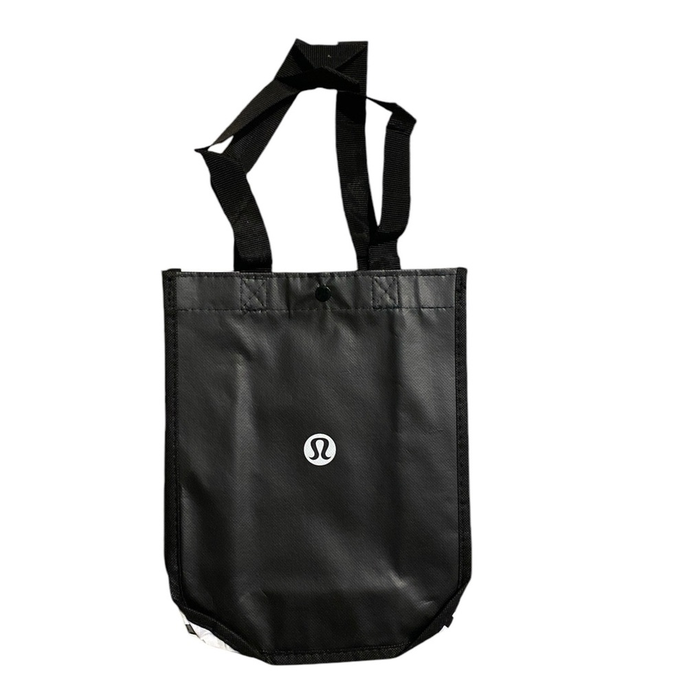 Lululemon Black and White Tote 12”H x 9”W 4.5” D
